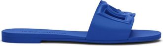 Dolce & Gabbana logo-lettering open-toe slides - women - Thermoplastic Polyurethane (TPU)/Thermoplastic Polyurethane (TPU)/Thermoplastic Polyuret