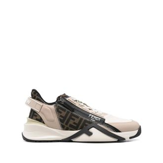 Fendi Black Trainers with FF Motif Logo - male - Fendi - Sneakers - Black - 6 UK - Shoes