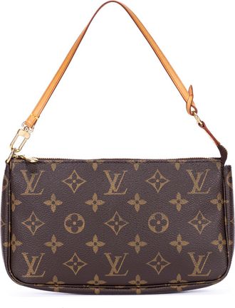 Louis Vuitton Pre-owned Womens Pochette Accessories Pouch - Brown - One Size