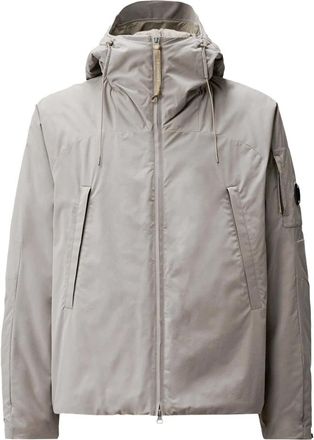 C.P. Company Pro-Tek Hooded Padded Jacket - Heren - Zomerjassen - Grijs - M - Polyester - Jassen