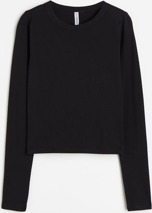 H&M Langarmshirt - Schwarz