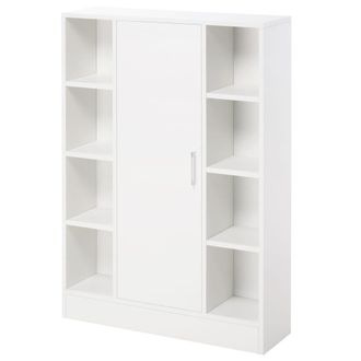 Kleankin Armario ba&ntilde;o de suelo 71x22x100 cm blanco