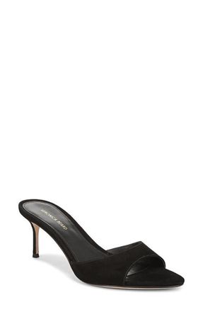 Veronica Beard Tia Slide Sandal in Black at Nordstrom, Size 10