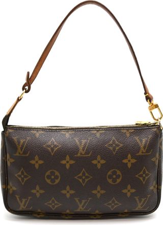 Louis Vuitton Brown Monogram Pochette Pouch (Pre-Owned)