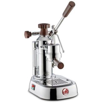 La Pavoni M&aacute;quina De Caf&eacute; Espresso Europiccola Lusso La Pavoni Con Mangos De Madera