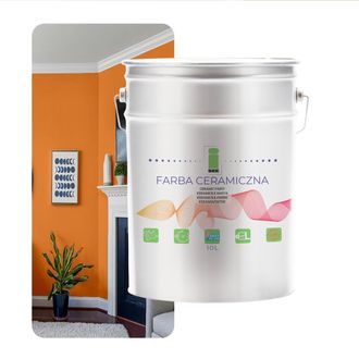 OEM Pintura Cer&aacute;mica Para Paredes, Lavable, Naranja Miel, 10 L, Polonia