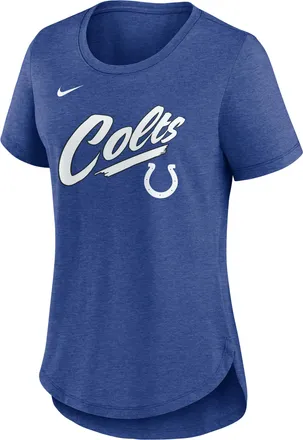 Nike Indianapolis Colts Primetime Nike Womens NFL T-Shirt in Blue | NKMVEX4998-NFN