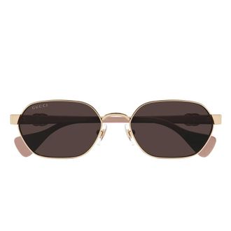Gucci Mini Running Sunglasses - unisex - Gucci - Sunglasses - Yellow - 56 MM - Accessories