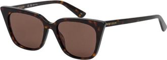 Alexander McQueen Dames, Accessoires, Bruin, Maat: 53 MM