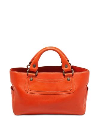 Celine Boogie leather tote bag - Orange