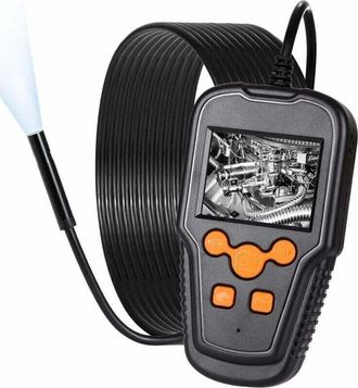 OEM Endoscopio Industrial Ulisem Hd 1080p Con Pantalla De 2,4 Pulgadas, Cable Semirr&iacute;gido De 10 M, 8 Led, Resistencia Al Agua Ip68 Y Bater&iacute;a De 2600 Mah