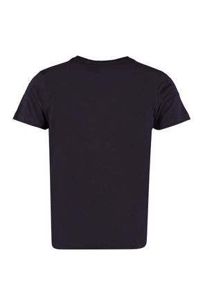 K-Way Logo-Print Cotton T-Shirt - Black