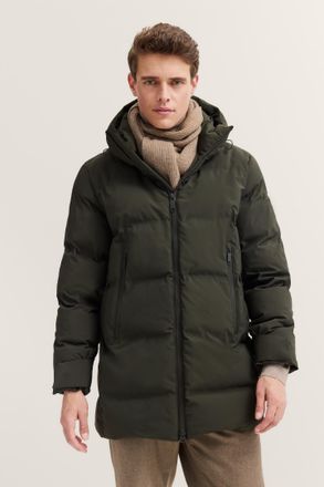 Bugatti Herren Gewatteerde parka, waterdicht, ademend en met capuchon