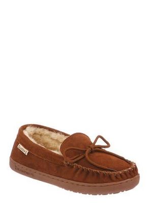 Bearpaw Moc II Slipper - Wide Width Available in Hickory at Nordstrom Rack, Size 10