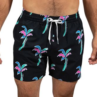 Chubbies Classic Swim Trunks Mens Havana Nights Drawstring Waist DSGL1005