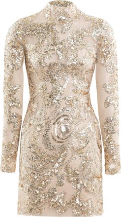 Saiid Kobeisy Embroidered Mini Dress