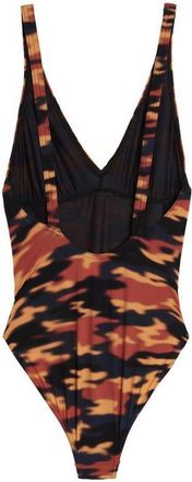 Dries Van Noten Womens Multicolor Polyester One-Piece Swimsuit Clothing