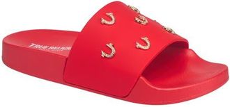 True Religion Kash Pool Slide in Red at Nordstrom, Size 10