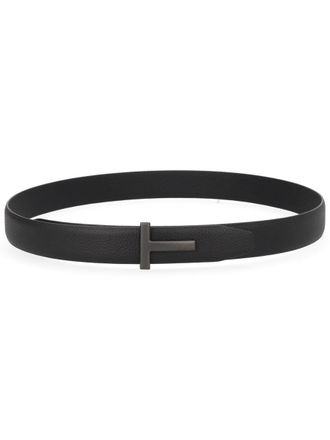 Tom Ford T Buckle Belt - Black