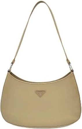 Prada Pre-owned Shoulder Bags, female, Beige, Size: ONE SIZE Pre-owned Vintage Shoulder Bag