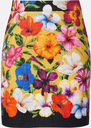 Dolce & Gabbana Floral miniskirt
