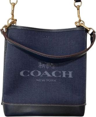 Coach Borsa a spalla Pre-owned in pelliccia - - Pre-owned - Donna - Blu - ONE SIZE
