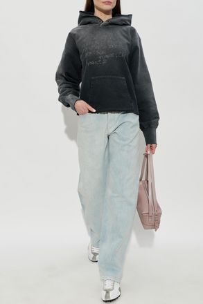 Maison Margiela Sweatshirt With Embroidery, Womens, Grey