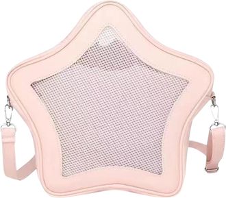 Generic Star Shaped Tote Bag,Star Shaped Tote Bag, Aesthetic Cute Handbag, Large Capacity Shoulder Bag, Shoulder Display Handbag, Waterproof Organizer for Via