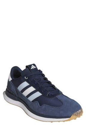 adidas Gender Inclusive S2G 26 Waterproof Spikeless Golf Shoe in Navy/White/Crystal Sky at Nordstrom Rack, Size 12.5