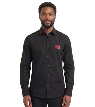 HUGO BOSS Black Slim Logo Shirt
