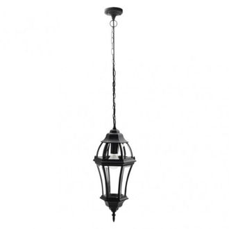 Fabrilamp Fabrilamp - Colgante Exterior Aluminio Becrux 1xe27 Negro Ip44 Regx24x24 Cm