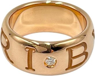 Bulgari Pink Gold Pink Gold (18K) Band Ring (Pre-Owned)