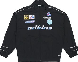 adidas originals MENS TGP Windbreaker Sports Stand Collar Jacket Black HA4748