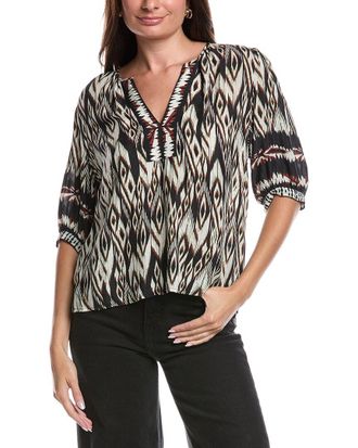 Velvet Velvet By Graham & Spencer Ikatvis Top