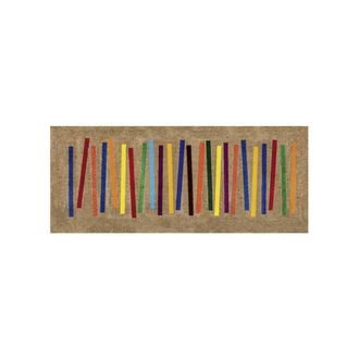 Un amour de tapis Felpudo 80x200 multicolor