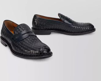 Doucal's woven leather loafers