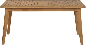 Miliboo Mesa De Jard&iacute;n Extensible De Madera Maciza De Teca L160-210 Cm Lombok