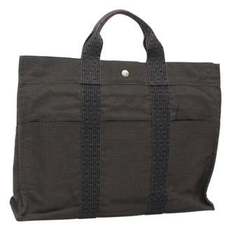 Herm&egrave;s Pre-owned Tote Bags, female, Gray, Size: ONE SIZE Pre-owned Vintage Tote Bag
