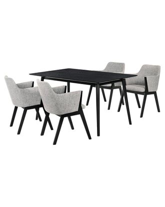 Armen Living Westmont And Renzo 5Pc Dining Set