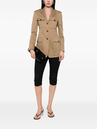 Tagliatore Cotton Blazer - Camel