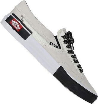 Vans Slip-On Cap Skate Shoes Reflective Marshmallow/Black : Mens 5 - Womens 6.5 Medium, Leather/Rubber