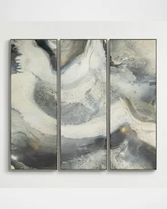 John-Richard Valley Triptych Framed Giclees by Brendan Parker