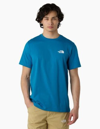 The North Face Mens The North Face Simple Dome Blue T-Shirt - Size: 38