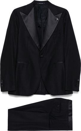 Tagliatore Blue Virgin Wool Single-Breasted Suit
