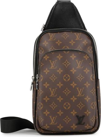 Louis Vuitton Monogram Macassar Black Monogram Macassar Noir Shoulder Bag Sling Bag (Pre-Owned)