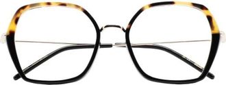 Kaleos Hexagonale Brillen - unisex - Brillen - Zwart - ONE Size - Accessoires