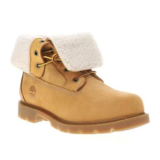 Timberland Linden Woods TB1A1KGC231 Boots Womens Brown Nubuck Fold-Down TF9082