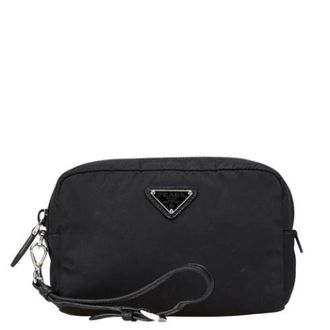 Prada Pre-owned Nylon prada-bags - Dames - Pre-owned - Zwart - Maat: ONE Size Nylon