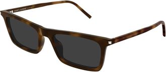 Saint Laurent Betty Thin - unisex - Accessoires - Bruin - Maat: 54 MM Nylon
