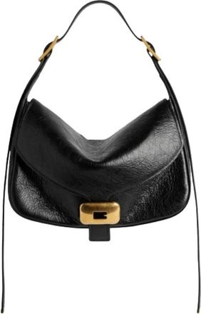 Balenciaga Clicca Medium Schoudertas - Dames - Schoudertassen - Zwart - ONE Size - Leer - Tassen
